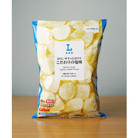 로손 BIG 바삭한 포테이토칩 소금맛 130g 감자칩 일본 간식