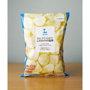 로손 BIG 바삭한 포테이토칩 소금맛 130g 감자칩 일본 간식