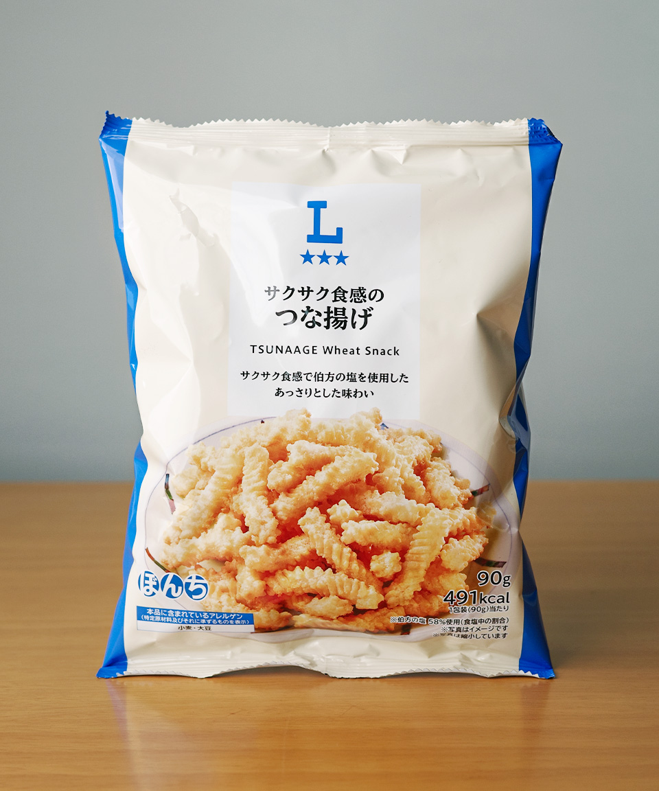 로손 바삭한 식감의 츠나아게 90g 일본 편의점 간식