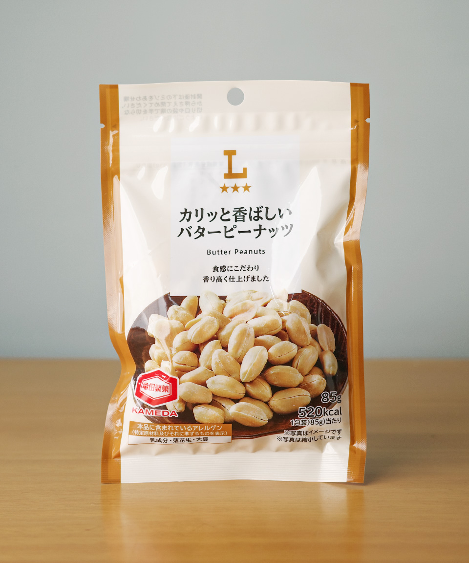 로손 고소한 버터 피넛 85g 일본 편의점 안주