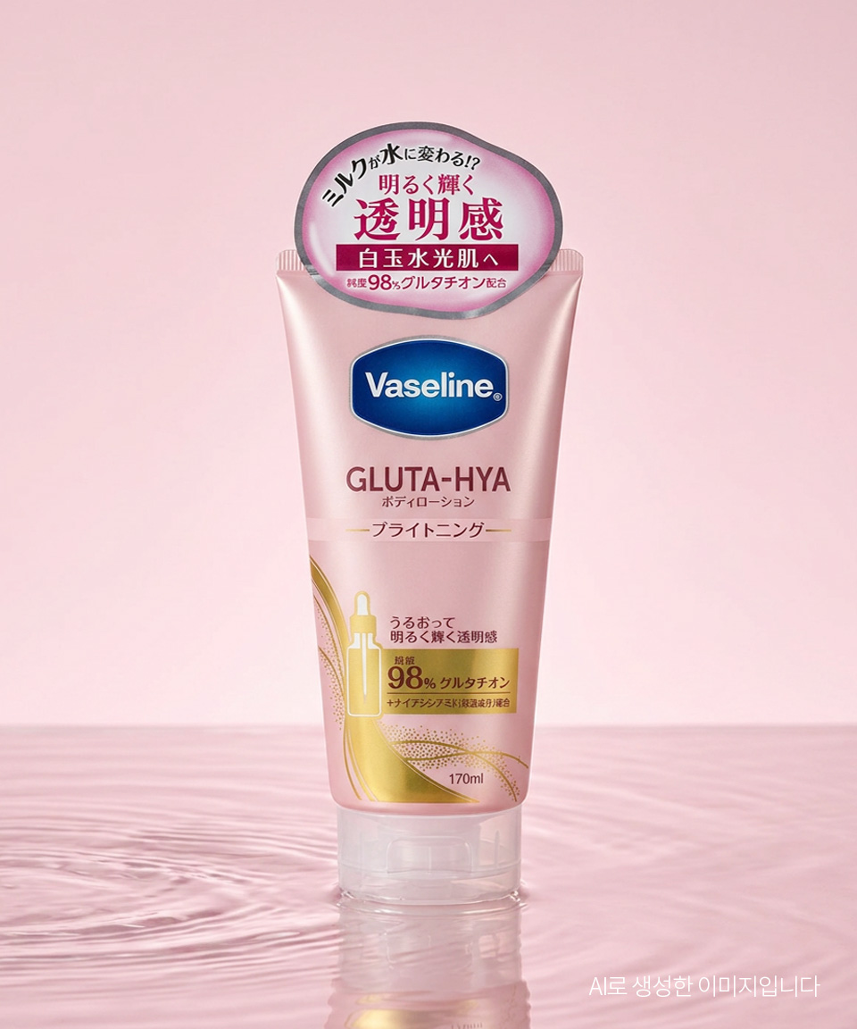 바세린 글루타히야 바디로션 브라이트닝 170ml 일본 화장품