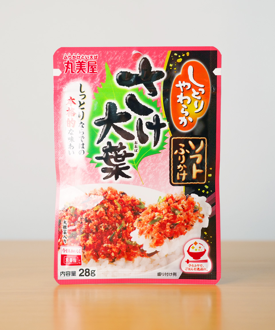마루미야 연어 오오바 소프트 후리카케 28g 차조기 일본 후리가케