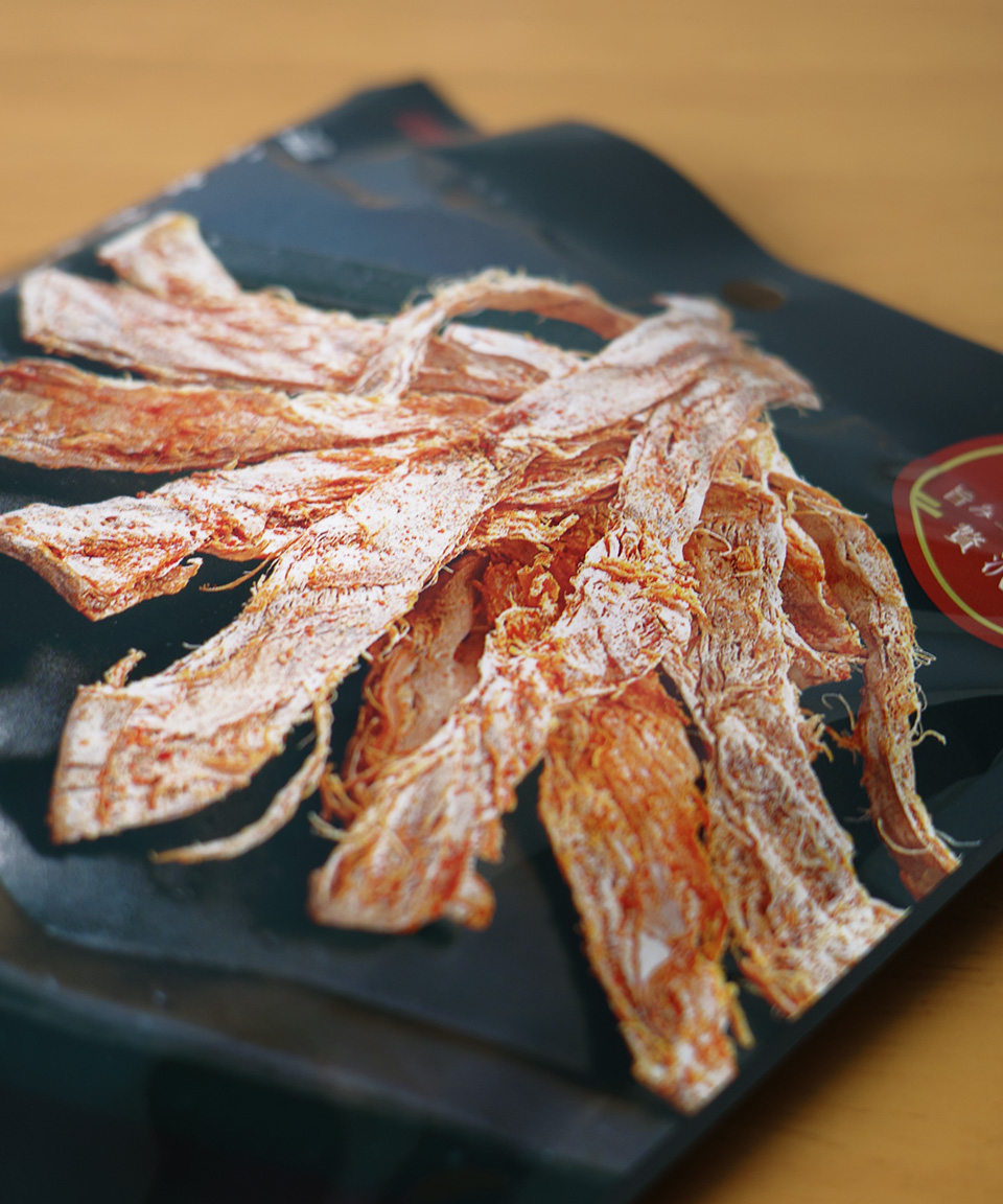 이노우에 매콤한 구운 아타리메 21g 마른 오징어 일본 안주