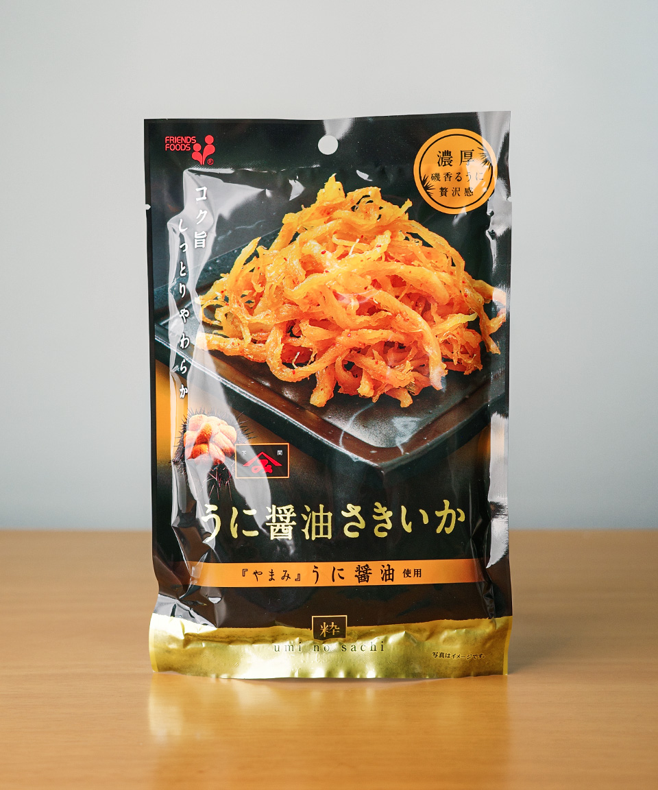 이노우에 성게 간장 사키이카 34g 우니 오징어채 일본 안주