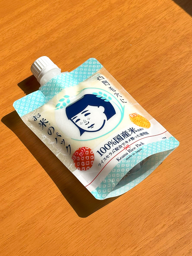케아나 나데시코 모공 쌀팩 파우치형 170g 일본 마스크팩