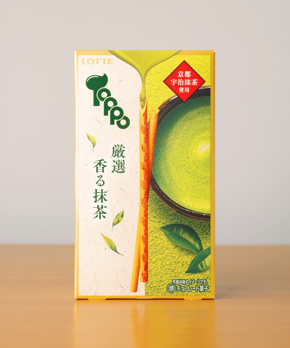 롯데 토포 일본 빼빼로 과자 우지 말차, 72g, 1개