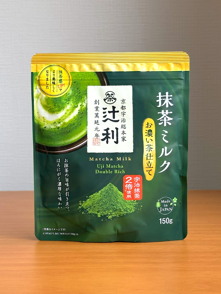 츠지리 말차 밀크 분말 진한맛 150g 일본 녹차