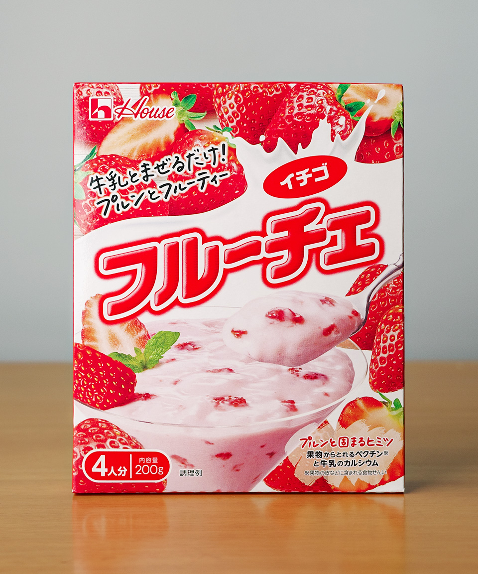 하우스 후루체 딸기 200g 일본 푸딩