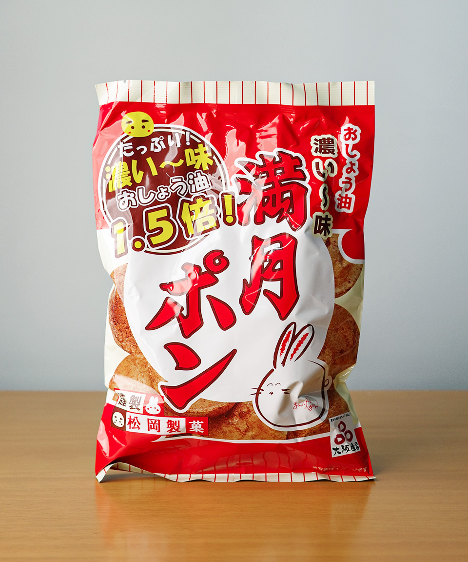 마츠오카 만게츠 폰 간장맛 80g 일본 센베이