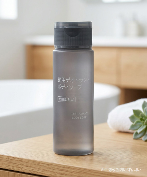 무인양품 데오드란트 바디소프 바디워시 일본 무지 휴대용, 50ml, 1개