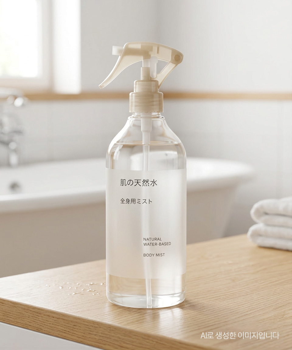 무인양품 피부 천연수 전신용 미스트 400ml 일본 무지