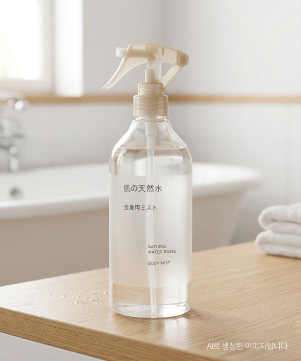 무인양품 피부 천연수 전신용 미스트 400ml 일본 무지