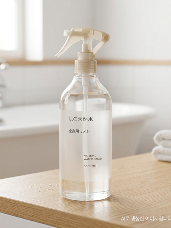 무인양품 피부 천연수 전신용 미스트 400ml 일본 무지