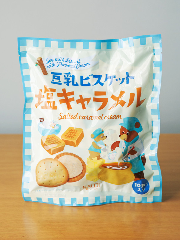 칼디 두유 비스킷 소금 카라멜, 140g, 1개