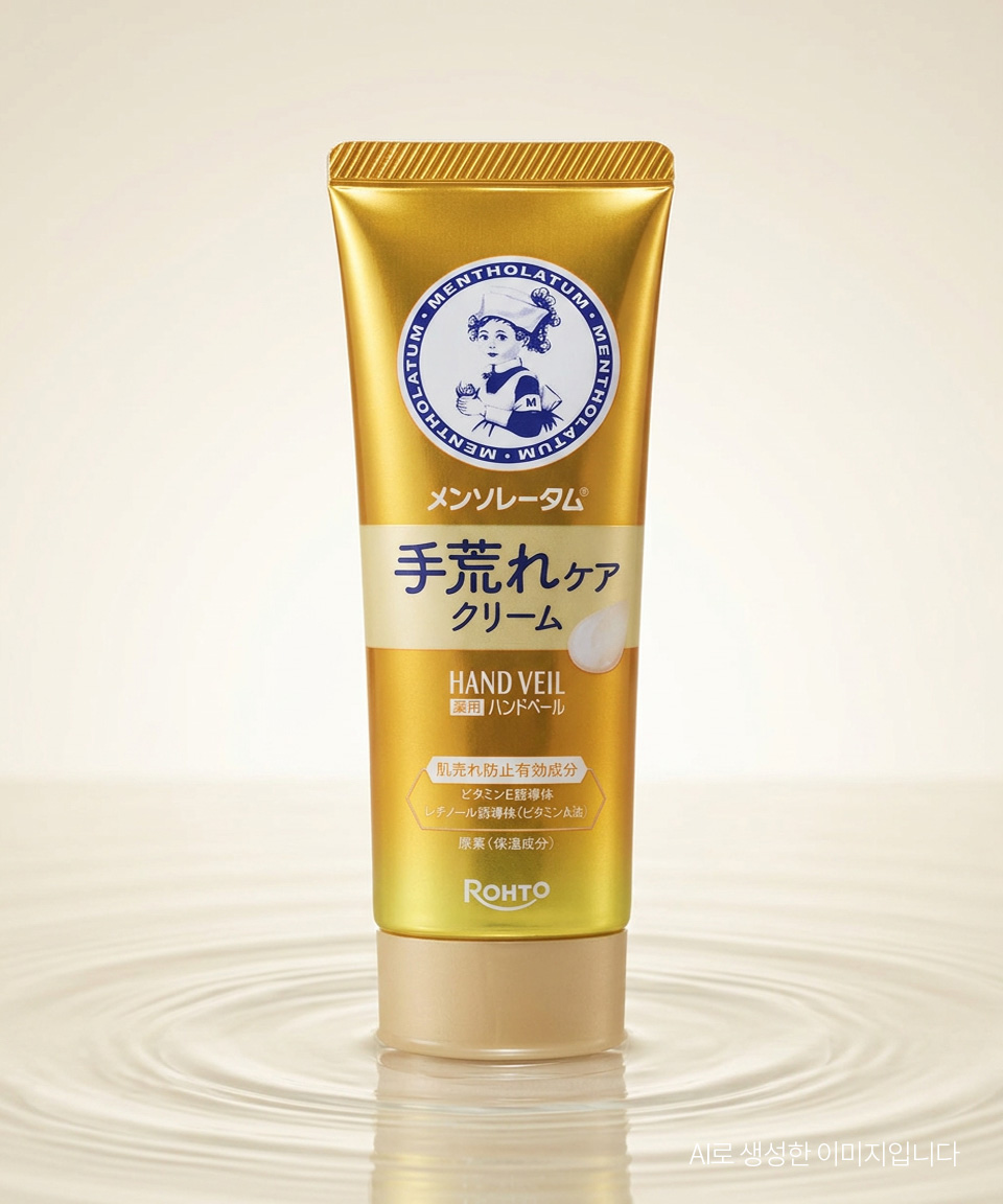 로토 맨소래담 핸드베일 고보습 핸드크림 거칠어짐 케어 노랑, 70g, 1개