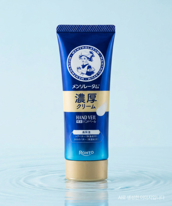 로토 맨소래담 핸드베일 고보습 핸드크림 농후 크림 블루, 70g, 1개