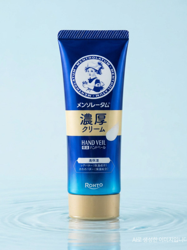 로토 맨소래담 핸드베일 고보습 핸드크림 농후 크림 블루, 70g, 1개