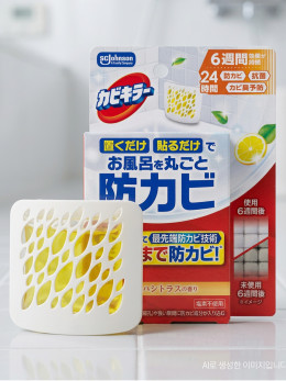 카비키라 욕실 곰팡이 방지제 6주용 시트러스향 일본 분홍 물때 제거