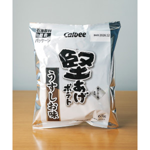 가루비 흑백 포테이토칩 카타아게 연한 소금맛, 65g, 1개