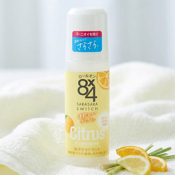 카오 8x4 에이트포 롤온 일본 데오드란트 시트러스, 45ml, 1개