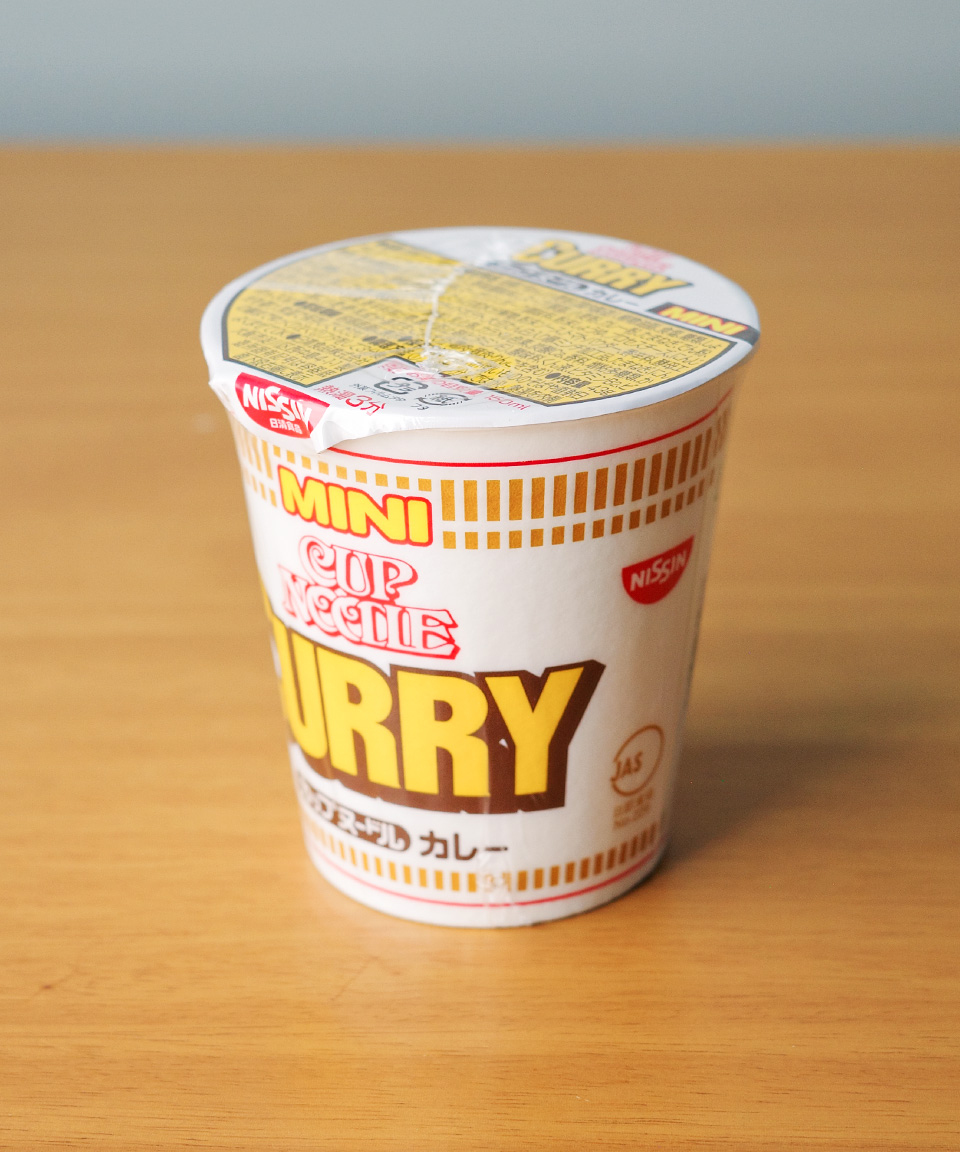 닛신 컵누들 미니 일본 컵라면 카레, 43g, 1개