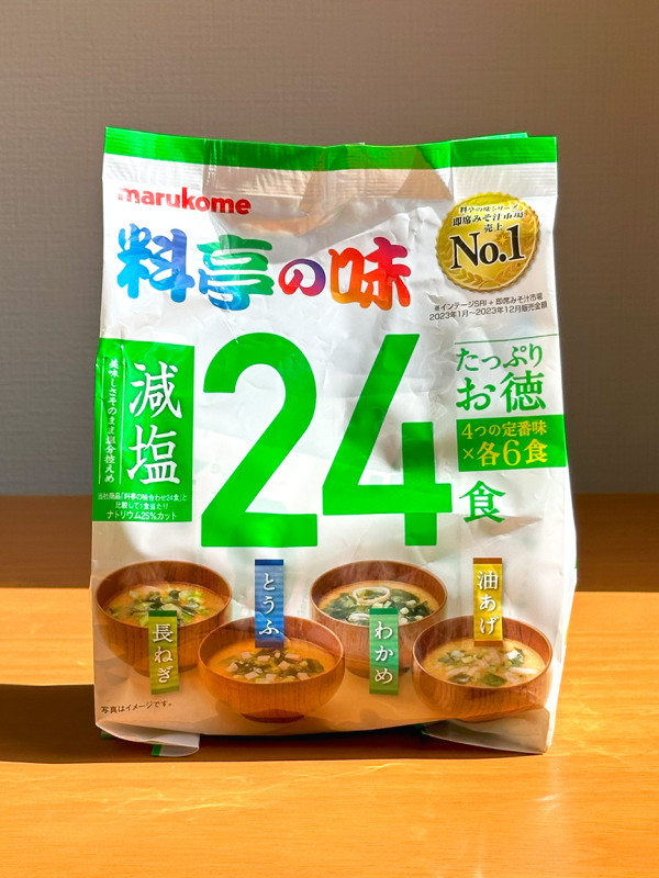 마루코메 미소시루 저염 24식, 366g, 1개
