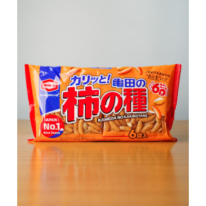 카메다 카키노타네 감씨과자 일본 간식 맥주 안주 오리지널, 6개입, 1개