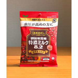 UHA 미각당 특농 밀크 캔디 8.2 일본 사탕 단팥밀크, 93g, 1개