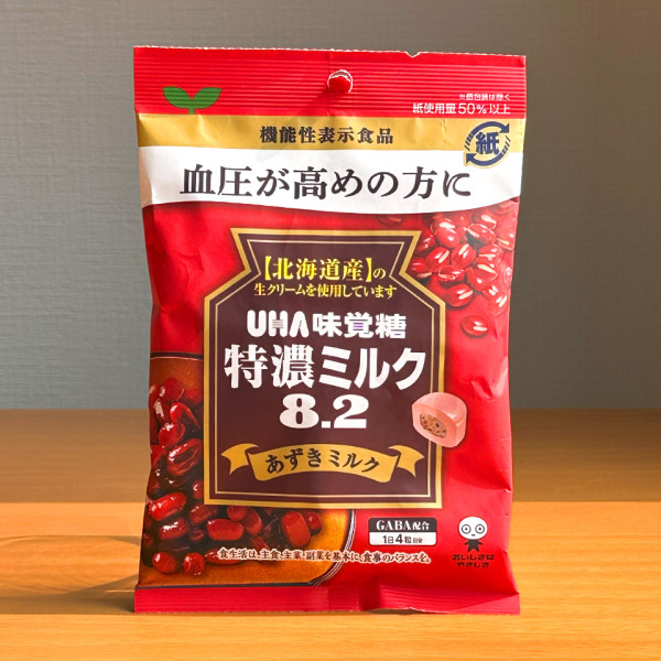 UHA 미각당 특농 밀크 캔디 8.2 일본 사탕 단팥밀크, 93g, 1개