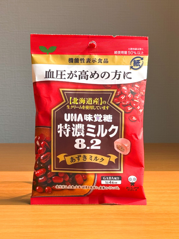 UHA 미각당 특농 밀크 캔디 8.2 일본 사탕 단팥밀크, 93g, 1개