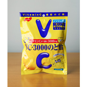 일본 사탕 노벨 VC-3000 목캔디 레몬, 90g, 1개