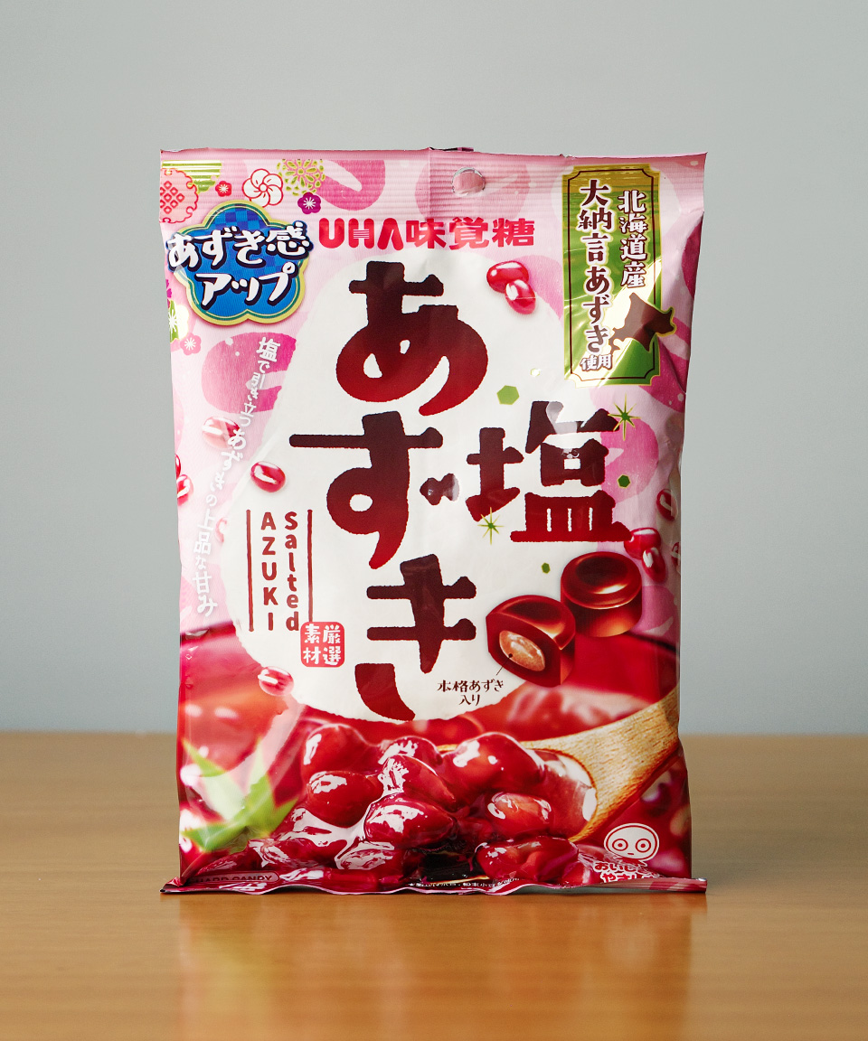 UHA 미각당 소금 팥 사탕 109g 일본 시오 아즈키 캔디