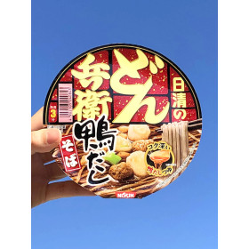 [ 닛신 ] 돈베이 카모다시 소바 105g / 오리육수 소바 / 일본 컵라면