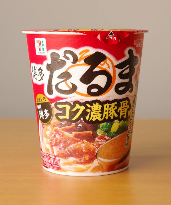 일본 컵라면 세븐일레븐 다루마 하카타 돈코츠, 97g, 1개