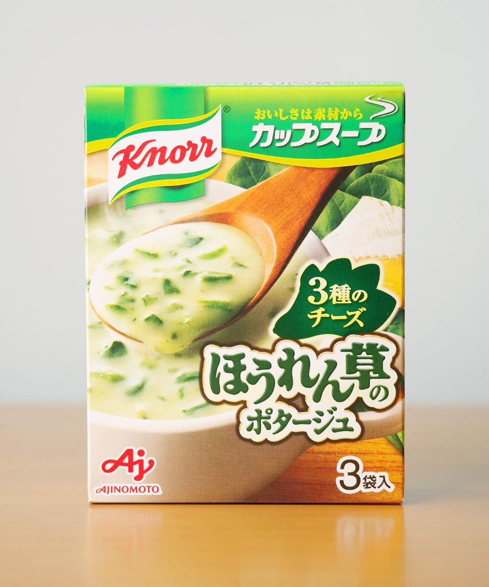 아지노모토 크노르 컵스프 포타쥬 일본 스프 시금치 치즈, 40.2g, 1개