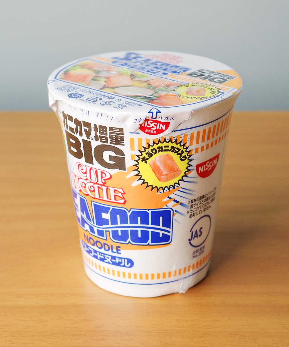 닛신 컵누들 BIG 일본 컵라면 씨푸드, 105g, 1개