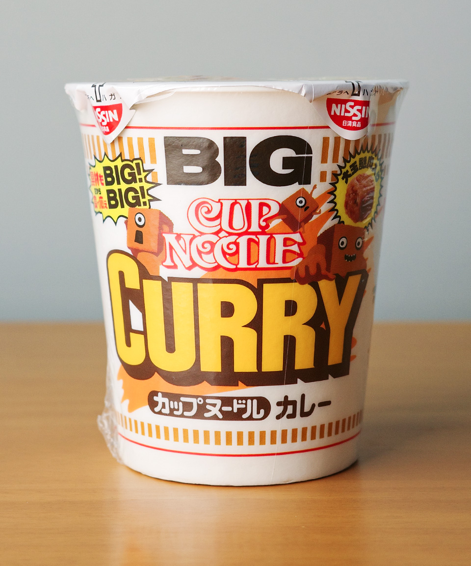 닛신 컵누들 BIG 일본 컵라면 카레, 121g, 1개
