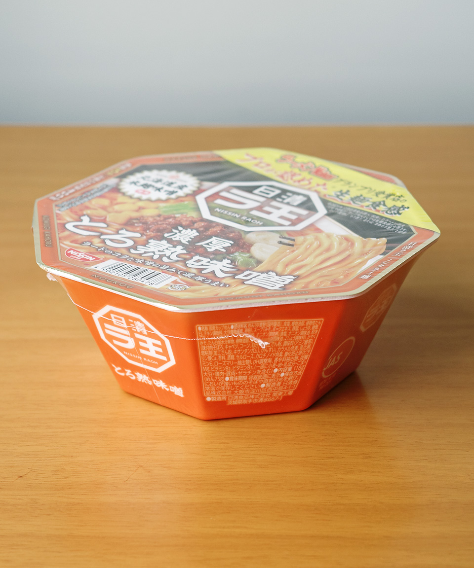 일본 컵라면 닛신 라오 라왕 미소, 118g, 1개
