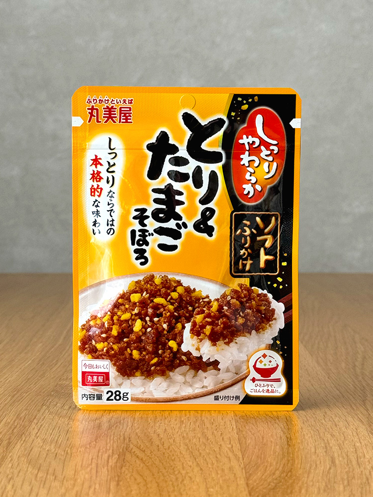 [ 마루미야 ] ﻿﻿소프트 ﻿﻿﻿﻿﻿﻿﻿토리&타마고 28g / 촉촉한 ﻿﻿﻿﻿닭과 계란 소보로﻿ / 일본 후리카케