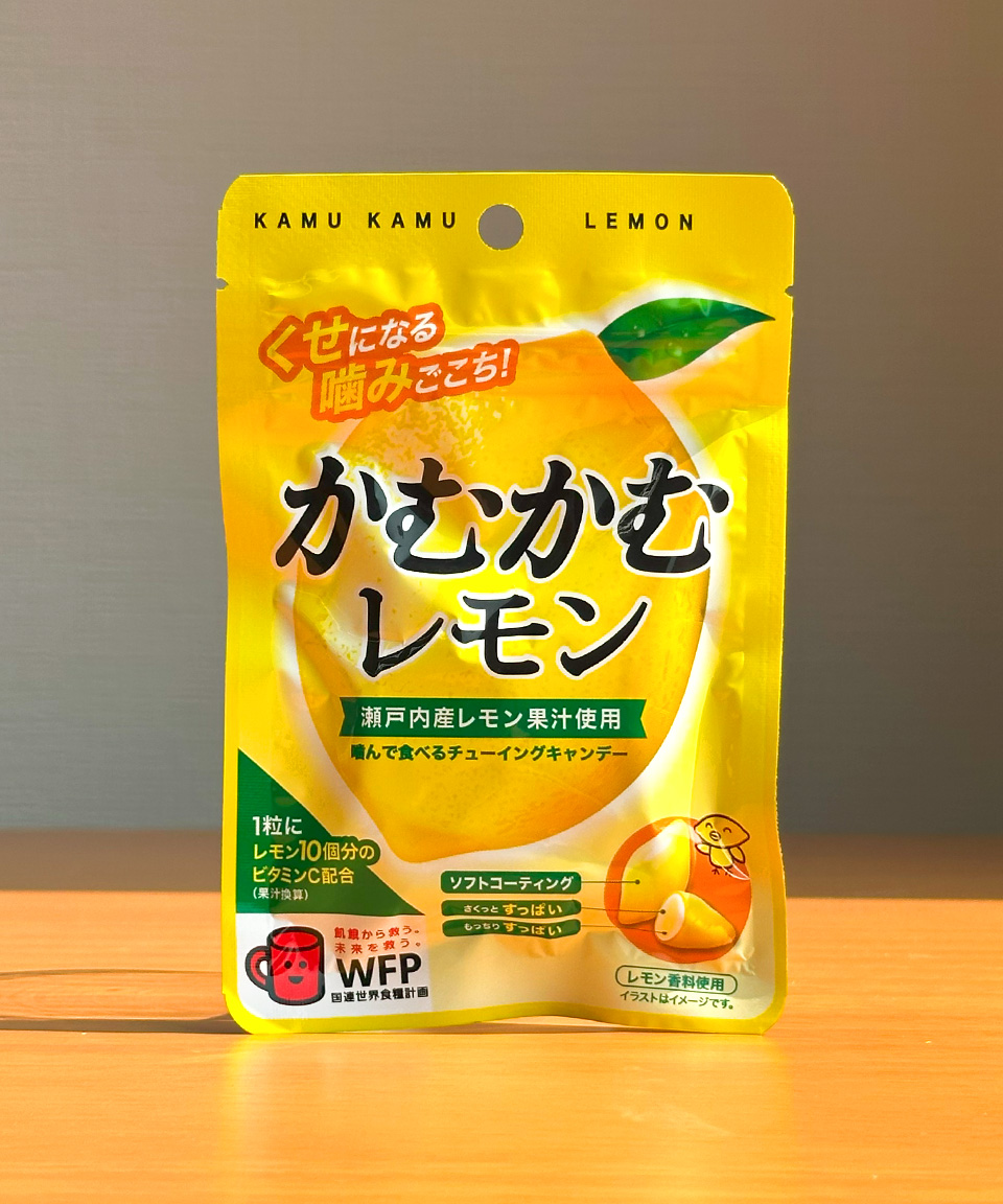 일본 사탕 미츠비시 카무카무 레몬, 30g, 1개