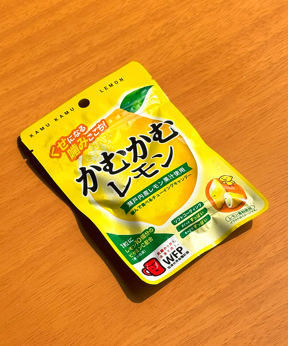 일본 사탕 미츠비시 카무카무 레몬, 30g, 1개