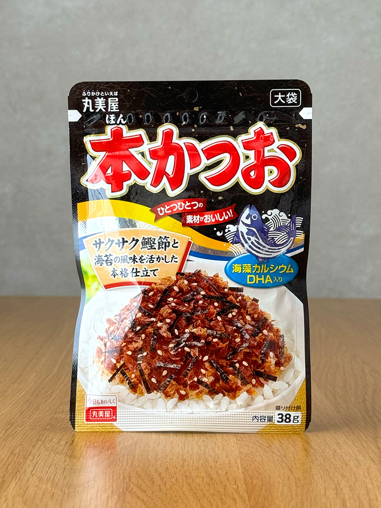 [ 마루미야 ] ﻿혼카츠오 다이부쿠로 38g / 카츠오부시랑 김의 바삭함의 대용량 후리카케 / 일본 후리카케