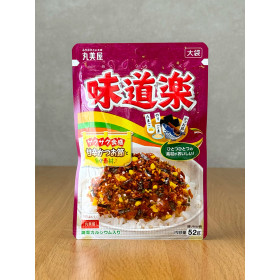 [ 마루미야 ] 아지도락쿠 다이부쿠로 52g / 바삭한 식감의 카츠오부시랑 김, 계란, 참깨 듬뿍 들어간 맛 대용량 / 일본 후리카케