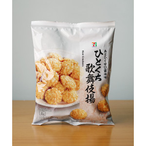 세븐일레븐 한입 가부키아게 75g 일본 편의점 센베이