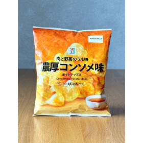 일본 간식 세븐일레븐 진한 콘소메맛 포테이토칩 65g 편의점 과자 감자칩