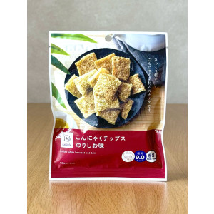 [ 로손 ] 곤약 칩스 노리시오맛 15g / 칼로리 낮은 곤약으로 만든 김소금맛 칩 / 일본편의점 과자