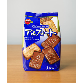 부르봉 알포트 초콜릿 9개입 초코 비스킷 일본 과자