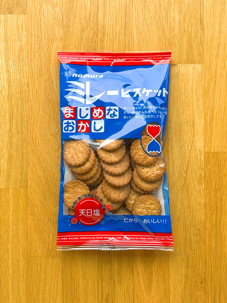 일본 과자 노무라 미레 비스킷 오리지널, 120g, 1개