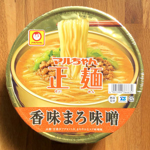 일본 컵라면 마루짱 세이멘 미소, 129g, 1개
