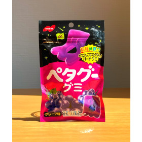 일본 젤리 노벨 페타구 구미 포도맛 50g
